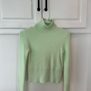 Zara Mint Green Turtleneck Sweater